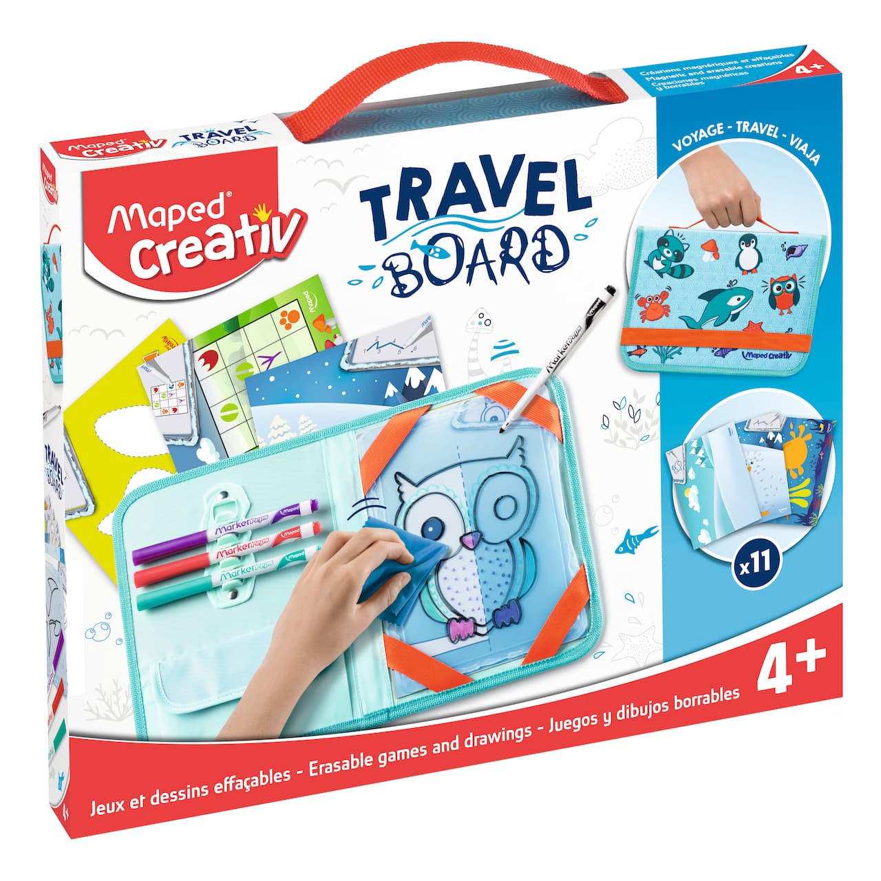 Maped® Creativ Transparent Travel Board Drawing Kit